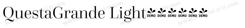 QuestaGrande Light字体转换